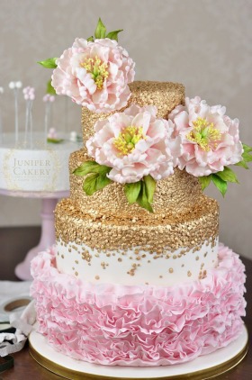 Beautiful Floral Wedding Cake which will look so pretty on Wedding Ceremony. Check out more Wedding cake ideas to select the perfect one for your big day.