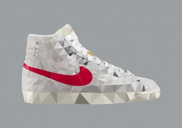 Shoe Icons #nike #illustration #blazer