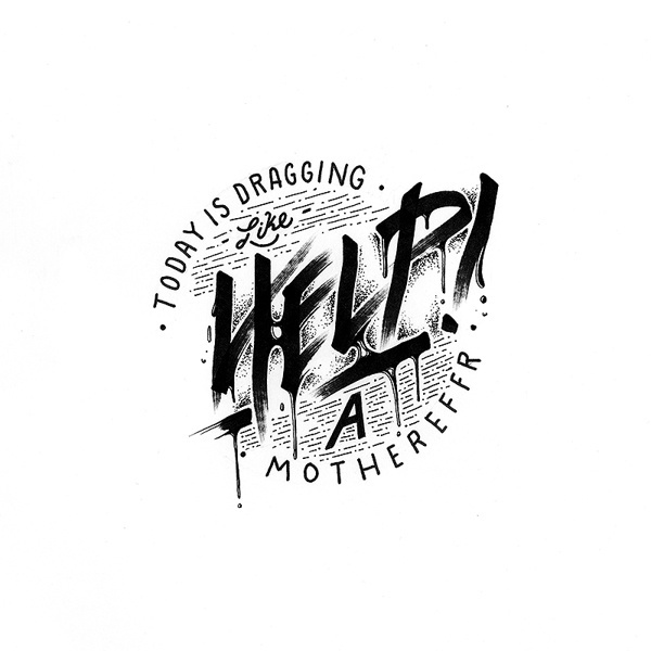 Hand Type Experiments #lettering #hand #typography