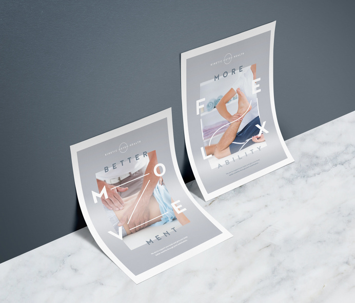 Josip Kelava Kinetic Osteo Health Posters Move and Flex