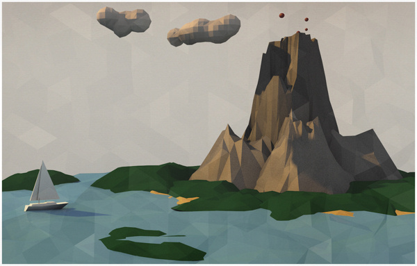 Poly World #globe #cinema4d #c4d #world #poly #glass #low #3d