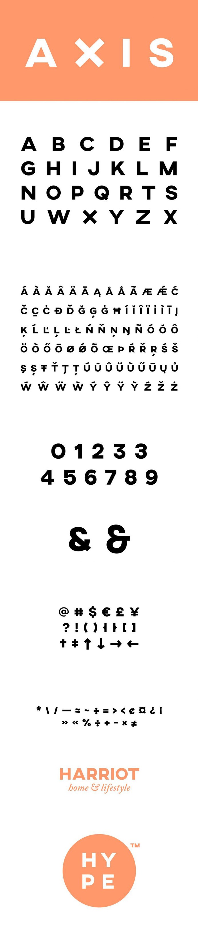 AXIS Typeface