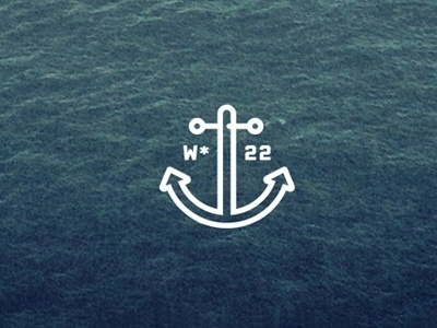 Dribbble - Postcard No. 22 by Victor Mathieux by Keenan Cummings #trendy #anchor #hipster #symbol