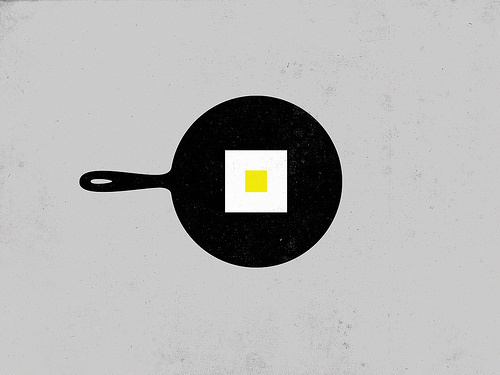 Make Something Cool Every Day 2009 on Behance #square #black #egg