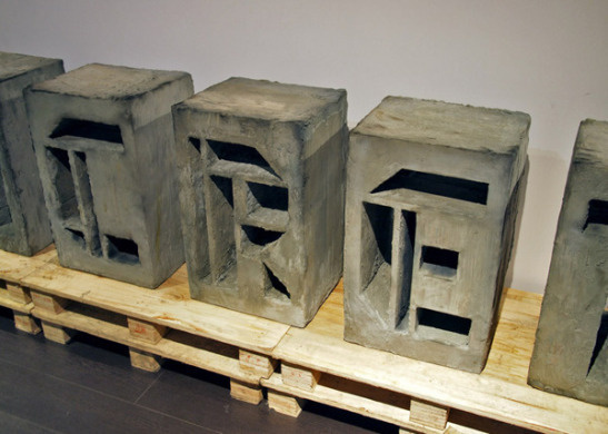 concrete type installation #sculpture #concrete #morning #experimental #perfect #type #good