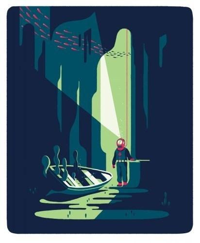 FormFiftyFive – Design inspiration from around the world #water #dive #tom #illustration #under