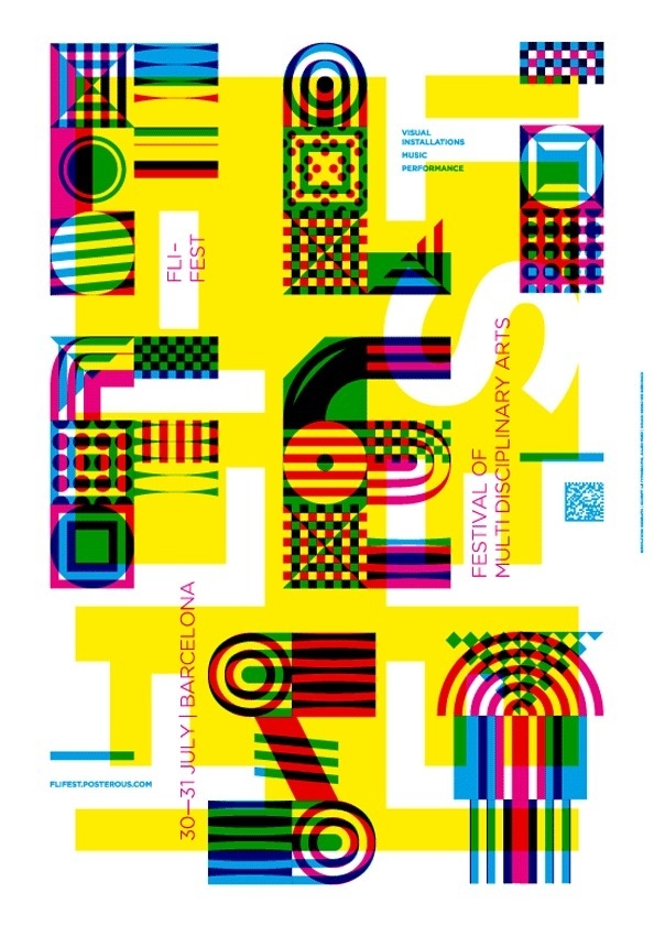FliFest 2011 #yellow #design #graphic #poster