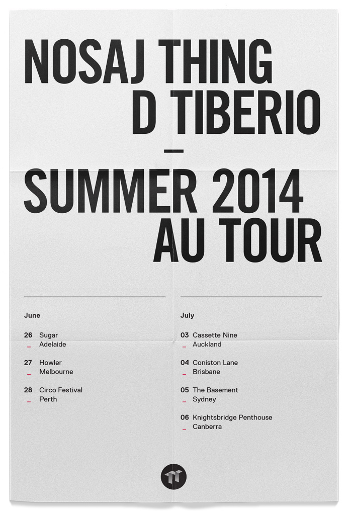 Nosaj Thing D Tiberio EU/AU Tour - Adam Guzman