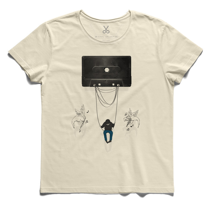 #tekbant #beige #tee #tshirt #gustavjung #cassette #tape #music #violin #angel #loneliness