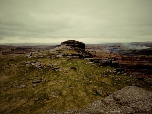 Dartmoor #mountain #smoke #photo #landscape #rocky #terrain #moor