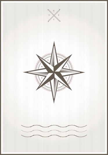 Compassrose #sea #design #poster