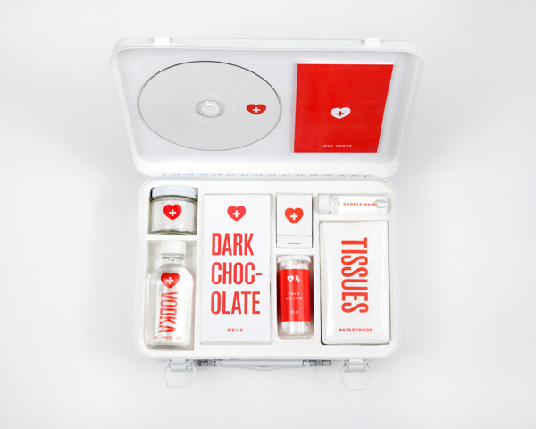 Heal Your Broken Heart: Love Hurts Kit by Melanie Chernock #branding #products #design #stationery #love