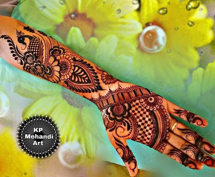 new check design by kp mehandi art 2021 #mehandi #mehendi - YouTube