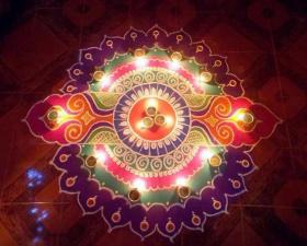 Simple Rangoli Design For Diwali