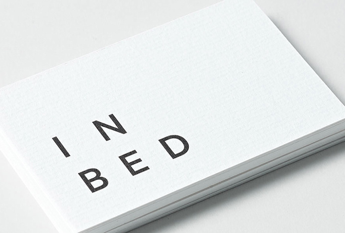 IN BED by Moffitt.Moffitt. #stationery #business card