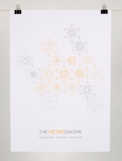 The Metrognome : Bear Antlers #pattern #geometric #sophiewilliams #poster