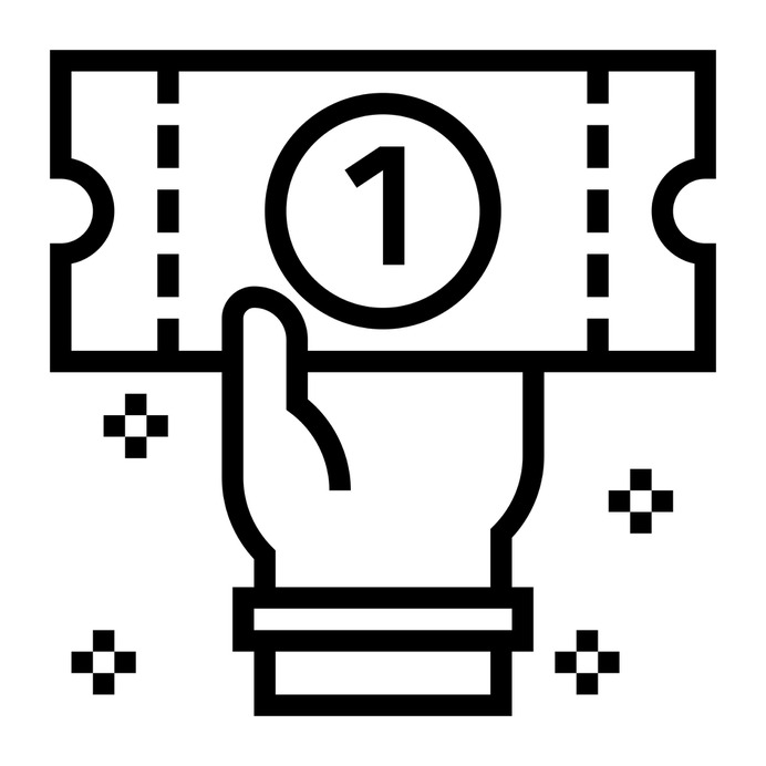 See more icon inspiration related to ticket, win, prize, first, hand, hands and gestures, lucky and winner on Flaticon.