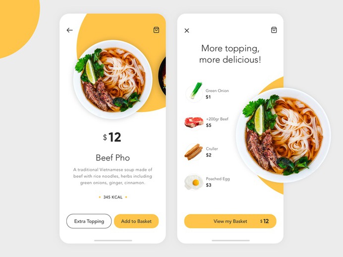 Food App – Beef Pho
