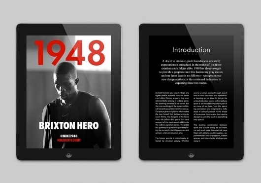 Tom Darracott: Nike 1948 — Collate #ipad #darracott #tom #nike #1948 #magazine