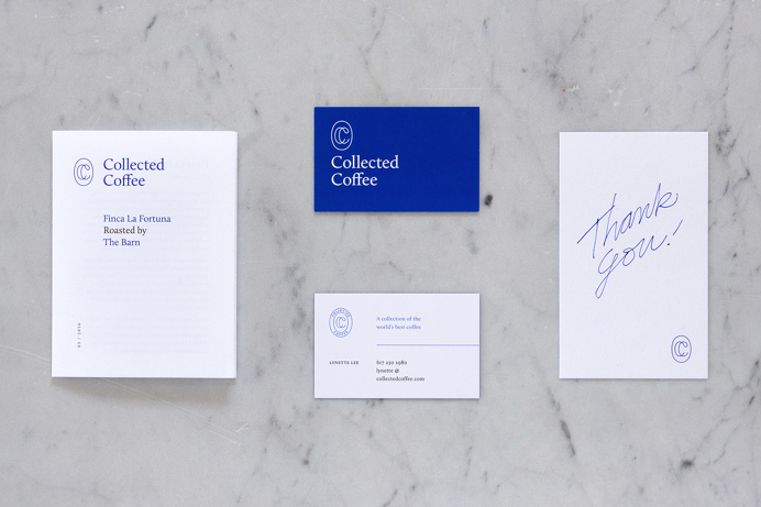 collected coffee branding desgin modern blue minimal new york roastery brew brewing design mindsparklemag cafe www.mindsparklemag.com