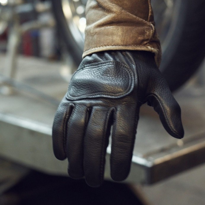 Lee Parks Design DeerTours - Gloves #motorcycle #gloves #black #leather