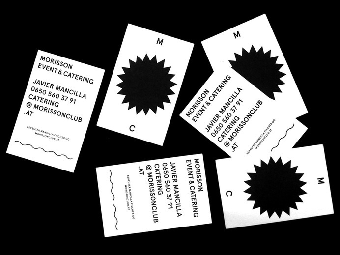 Morisson Event & Catering #card #print #business