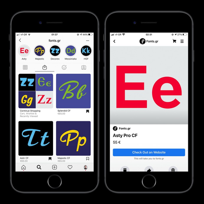 Fonts.gr collaborates with some of the most important foundries and type designers, ensuring that customers receive the highest possible design quality.