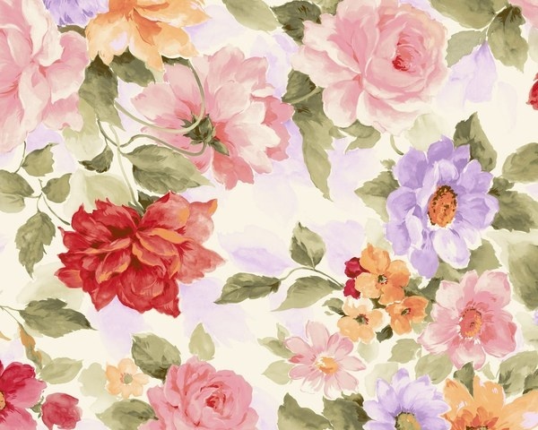 Wallpaper Flower Pattern #pattern #flower