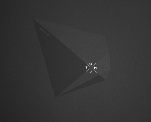 TOMJ - T O M J – Graphic Design / Art Direction #design #graphic #clean #identity #dark
