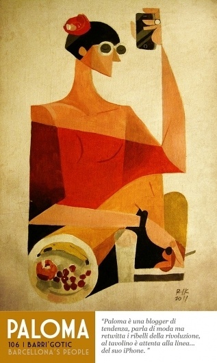 106 | Barrì Gotic on the Behance Network #abstract #spain #illustration #painting #art #barcelona