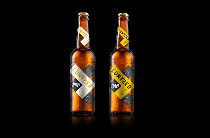 Luntzer Beer — The Dieline #packaging #craft #label #beer