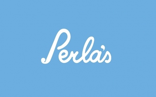 FÖDA Studio, Austin. Design and Brand Development.: Perla's Seafood and Oyster Bar #logotype #foda #austin #perlas #studio #wordmark