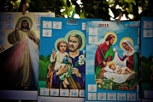 The day of the dead on the Behance Network #2011 #christ #calendar #philippines