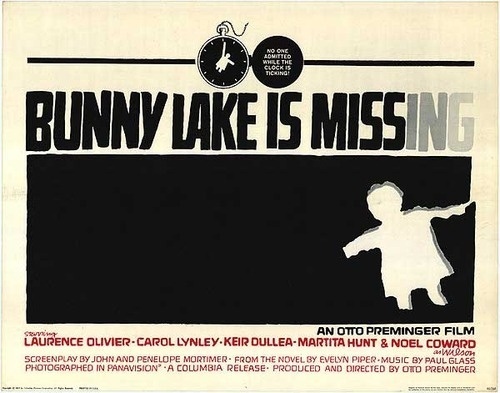 Graphic design(Bunny Lake is Missing, by Saul Bass,Â 1965. ViaÂ vintageho) #bass #saul #design #graphic