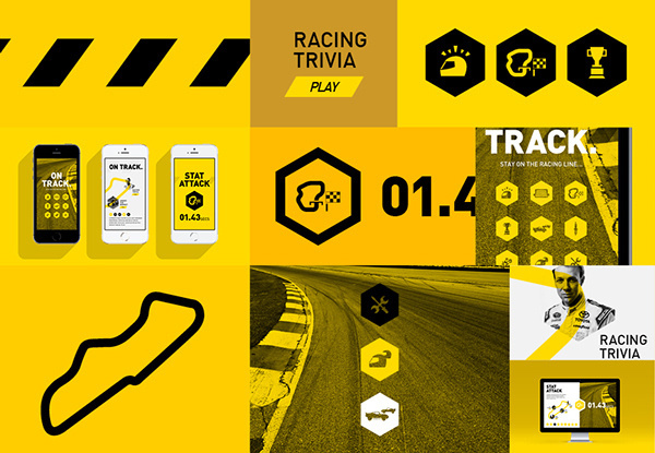 NASCAR // On Track on Behance #swiss #branding #self #print #layout #portfolio #newspaper #mono #studio #promo #racing #editorial #typography