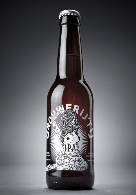 Brouwerij het IJ IPA #packaging #beer #label #bottle