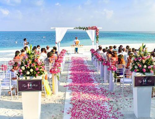 12 month wedding planning timeline beach wedding photo