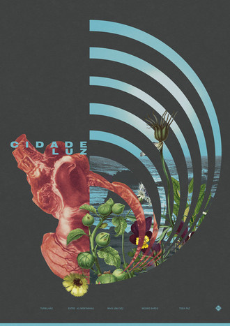 Cidade Luz Poster by Oslo #cidade #oslo #poster #collage #luz