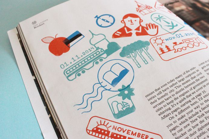 Illustration for Monocle magazine — issue 78 on Behance
