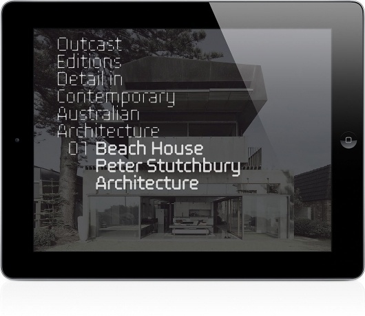 Outcast Editions | Stutchbury / Bench.li #typography