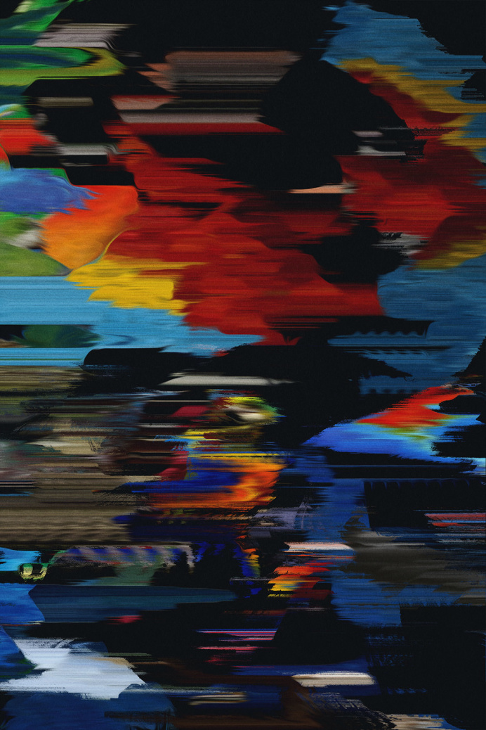 Mesmerised Reality by Quentin Deronzier #glitch #colors #paint #distort #graphic #glitch #colors #paint #distort #graphic