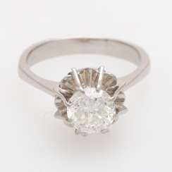 Solitaire ring with 1 diamond approximately 1.1 ct