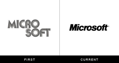 Logos Of Famous Brands, Then And Now DesignTAXI.com