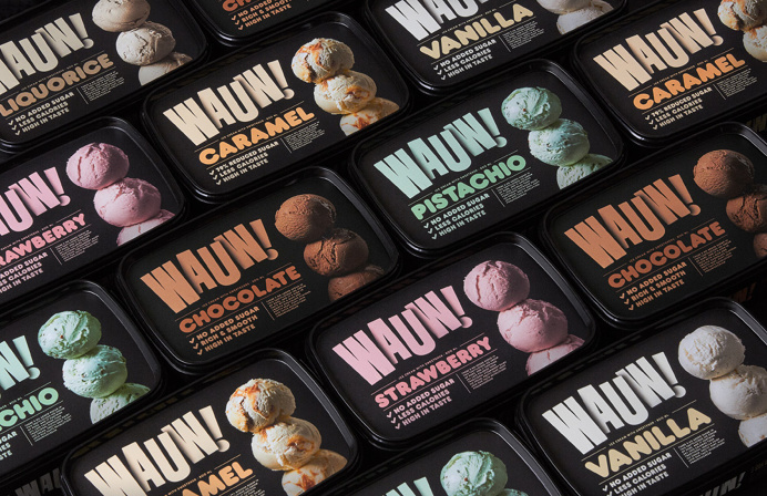 New Logo and Packaging for Wauw by Snask