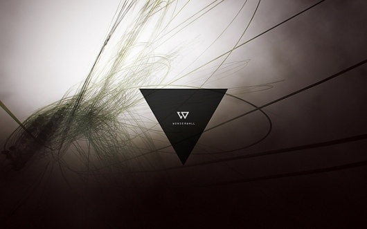 Wonderwall by Taiyo Yamamoto | InspireFirst #abstract #fog #black #space #triangle