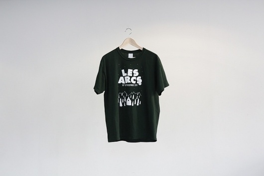Les Arcs - Adam Duckett #print #tee