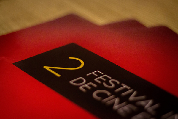 2FICD - Festival Internacional de Cine en el Desierto #logotype #movie #red #branding #2ficd #design #minimalism #simple #cine #ficd #identity #film #logo #hand #typography