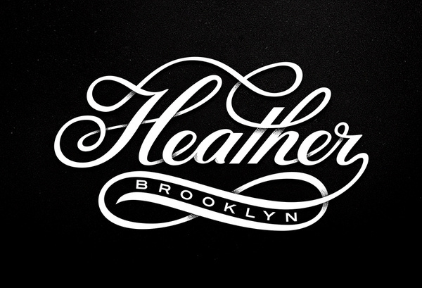 Heather Script, by Michael Spitz #inspiration #creative #script #design #graphic #black #typography
