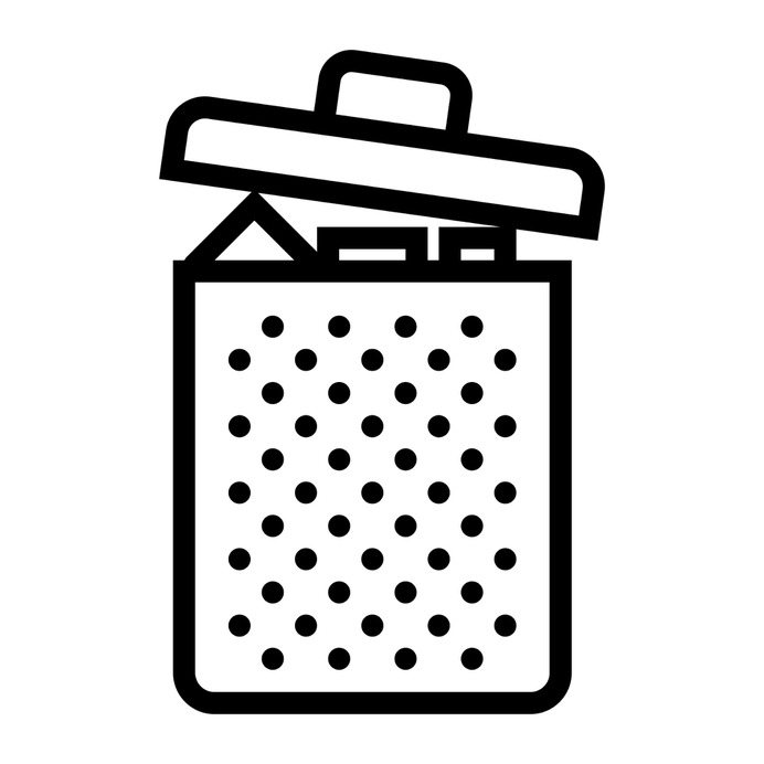 See more icon inspiration related to trash, basket, bin, can, garbage and Tools and utensils on Flaticon.
