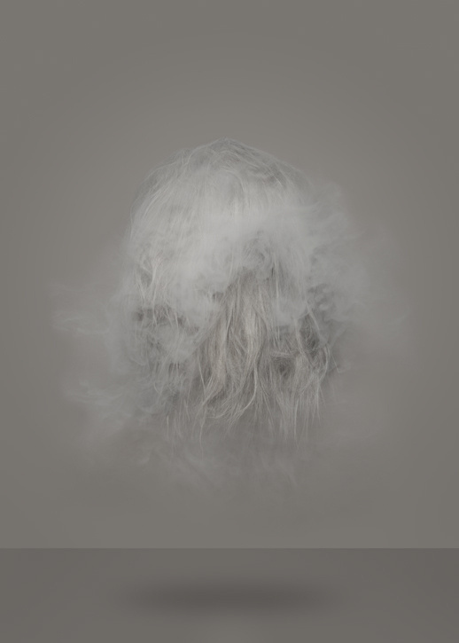 BARTHOLOT #fog #photo #hair #floating #grey